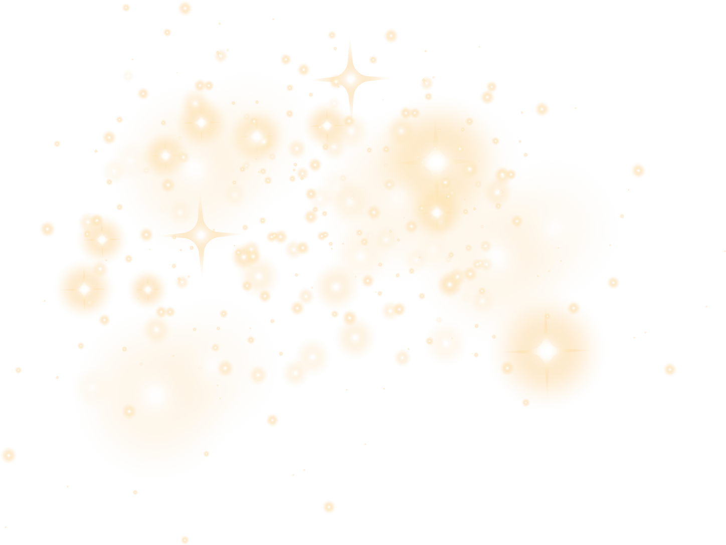 Yellow sparks glitter